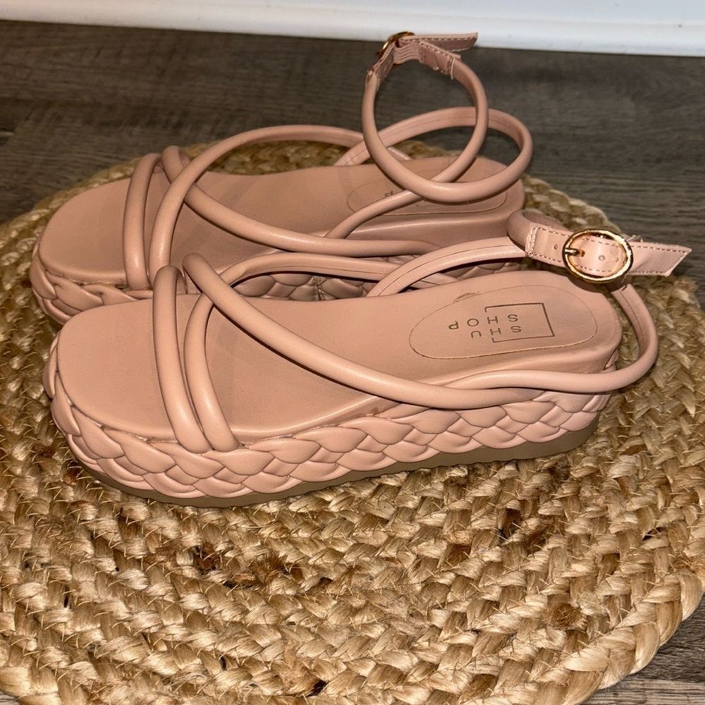 Shu Shop Lilith blush sandal size 6 - Picture 2 of 6